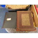 KIPLING RUDYARD.  Works. 25 vols. Limp maroon leather, gilt backs. 1920's; also other works,