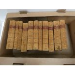 BRITISH ASSOCIATION FOR THE ADVANCEMENT OF SCIENCE.  Reports. A run of 11 vols. Eng. plates. Half
