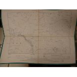 North Yorkshire OS Maps.  6 inches to 1 mile. 1895. Collection of 60 plus quarter sheet OS maps from