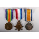 Medals of 17070 Private Andrew Monaghan of the 10th Battalion Highland Light infantry KIA 26th