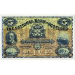 THE NATIONAL BANK OF SCOTLAND LIMITED five pound £5 banknote 1st October 1953, Dandie and Brown,