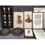Two WWI medals groups with death plaques to two brothers: 3003 Private Alexander Dott of the Cameron