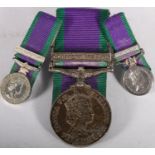 Medals of 2nd Lieutenant A D M Ritchie of the RS comprising Elizabeth II general service medal