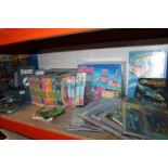 A Collection of Gerry Anderson's Stingray themed toys and collectibles including Matchbox Stingray