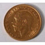 UNITED KINGDOM King George V (1910-1936) gold half sovereign 1911.
