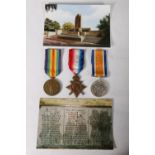 Medals of 12491 Lance Corporal George Mitchell of the 2nd Battalion Scots Guards KIA 27th