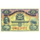 THE NATIONAL BANK OF SCOTLAND LIMITED twenty pound £20 banknote 1st November 1949, Dandie and Brown,