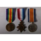 Medals of 12933 Lance Corporal Hugh Niven of the 7th Battalion Royal Scots Fusiliers KIA 26th