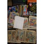 Large collection of AD2000 comic books.