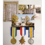 Medals of M280477 Private Andrew Meek Paterson of the 346th Mechanical Transport Company Army