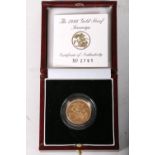 The Royal Mint UNITED KINGDOM Queen Elizabeth II (1952-2022) gold proof sovereign 1996 [22ct, 7.98g,