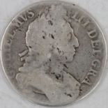UNITED KINGDOM William III (1694-1702) silver crown 1696 Octavo S3470.