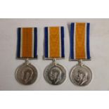 Three WWI war medals awarded to: Lieutenant Malcolm Macdonald of the 10th Battalion Black Watch