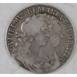 UNITED KINGDOM William and Mary (1688-1694) silver half crown 1689 Primo S3434.