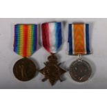 Medals of 8094 Private John Brodie of the 2nd Battalion King's Own Scottish Borderers KIA 4th