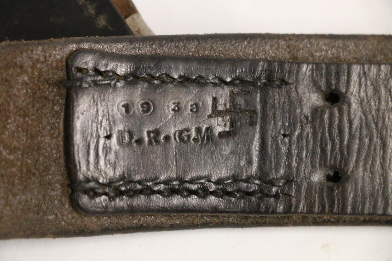 WWII Nazi German Hitler Youth steel belt buckle with 'Blut und Ehre' moto, the swastika - Image 4 of 4