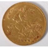 UNITED KINGDOM Edward VII (1901-1910) gold half sovereign 1904.