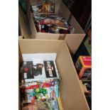 Two boxes of Marvel comics to include Strikeforce, Black Widow, Ant Man, Fantastic Four, Iron Man,