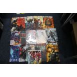 Collection of 2000AD Dredd comics and annuals.