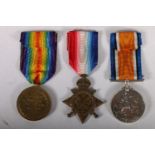 Medals of S1485 Henry Kelly of the 2nd Battalion Seaforth Highlanders KIA 13th April 1917 comprising