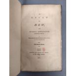 WELLS WILLIAM CHARLES.  An Essay on Dew & Several Appearances Connected with It. Late qtr. calf,