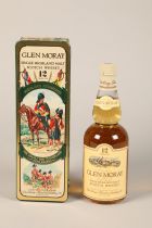 Glenmoray Single 12 year old Highland Scotch Whisky, 'Scotland's Historic Highland regiment' The