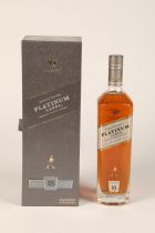 Johnnie Walker platinum label blended Scotch whisky, aged 18 years with cardboard case, 750ml, 40%