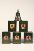 Six Bells Extra Special Christmas Whisky in Decanters 1988, 75cl, 43% vol,1989, 75 cl, 43 % vol,