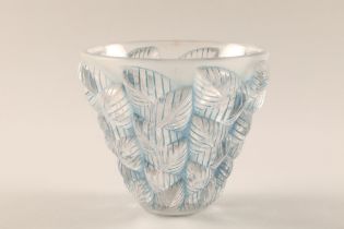 Rene Lalique moisac glass vase