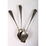 George III Scottish provincial, Aberdeen, OE pattern spoon, marked John Ewan, 13cm, 29g.