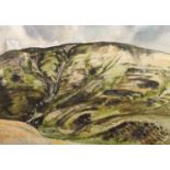 DEREK CLARKE MBE RP RSW RSA (British 1912-2014) *ARR* Borders Landscape Watercolour, signed lower