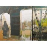 MARDI BARRIE RSW (Scottish 1931-2004) *ARR* Glimpse of Petworth Oil on canvas, unsigned, 70cm x