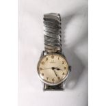 Omega military wristwatch, inscribed 6B/159 bellow broad arrow and numbered A13329, back not