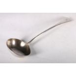 Edward VII silver ladle hallmarked Holland, Aldwinckle & Slater, London 1905, 34cm 305g.