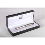 Mont Blanc style Meisterstuck ballpoint pen with box.