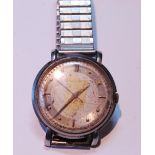 International Watch Co., manual wind gent's wristwatch, c. 1940s, in stainless steel case, the