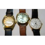 Sekonda Automatic 30 jewels manual wind gent's wristwatch, c. 1970s, in stainless steel case with