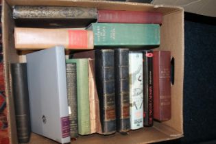 Box of books to include those by Burns, Van loon, Nancy Bradfield, etc.