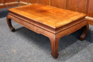 A Chinese rosewood coffee table, 90cm long. #92
