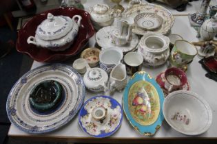 Group of china to include cups, saucers, bowls, etc.