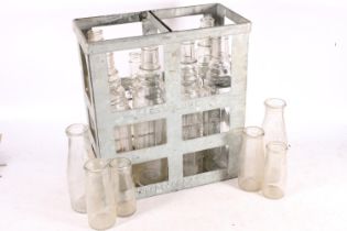 Essolube oil crate, with eight original bottles.