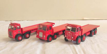 Three diecast 1.48 scale vehicles likely by Asam models to include BRS Atkinson 8 wheel flatbed