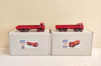 Asam Models. Two boxed diecast 1/48 scale model vehicles to include Foden DG Dropside BRS BR07 and