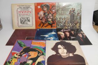 Box of mixed records to include The Firesign Theatre X2, Weather Report, The Tourists, Elvis