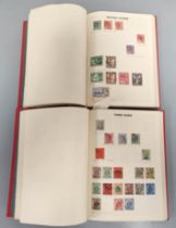 Great Britain & World. Two collectors stamp albums to include an 1855 imperforated Cape of Good Hope