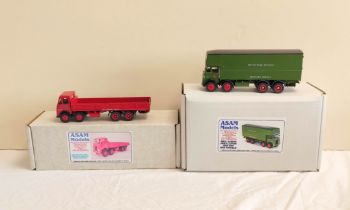 Asam Models. Two boxed diecast 1/48 scale model vehicles to include Bristol HG6L Dropside BRS BR5