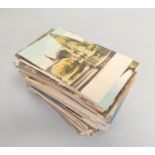 Bag containing approximately 300 early 20th century postcards mostly of world topographical views