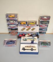 Matchbox. The Dinky Collection sixteen boxed model vehicles to include, M.G.B GT DY3, 1957 Chevrolet