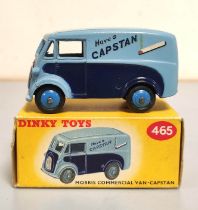 Dinky Toys. Boxed Morris Commercial delivery van with 'Capstan' livery No. 465