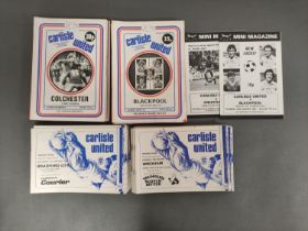 1979-1981 Carlisle United football programmes to include twenty three examples from the 1980-81